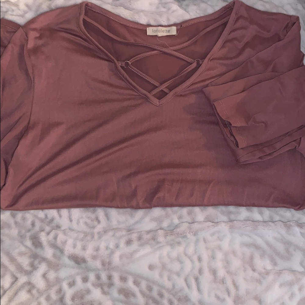 Long sleeve blouse